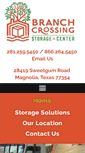 Mobile Screenshot of branchcrossingstorage.net