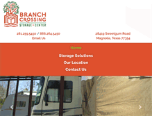 Tablet Screenshot of branchcrossingstorage.net